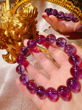 Load image into Gallery viewer, 13.2mm Natural Amethyst Bracelet