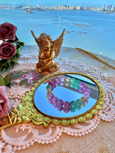 Load image into Gallery viewer, 9.6mm Rare Natural Rainbow Tourmaline Bracelet