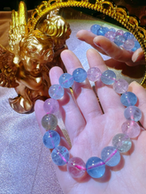 Load image into Gallery viewer, 11.5mm Natural Macaron Morganite Bracelet