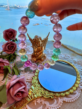 Load image into Gallery viewer, 9.6mm Rare Natural Rainbow Tourmaline Bracelet