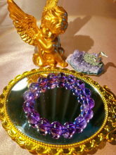 Load image into Gallery viewer, 13.2mm Natural Amethyst Bracelet