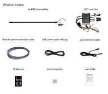 Load image into Gallery viewer, Extreme Whip Kit Qty 1 x 4 Ft plus LEDCast Controller