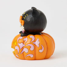 Load image into Gallery viewer, Hello Kitty Black Cat LED Pumpkin Figurine