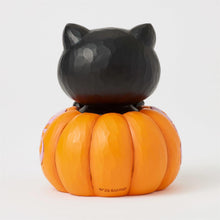 Load image into Gallery viewer, Hello Kitty Black Cat LED Pumpkin Figurine