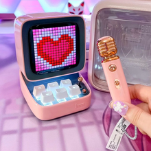 Load image into Gallery viewer, Divoom Ditoo-mic Retro Pixel Art Game Bluetooth Speaker