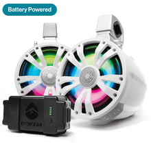 Load image into Gallery viewer, ExtremeTower Speakers TB8 -1 Battery Powered Bluetooth Amplified + 1 Passive Tower Speaker