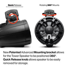 Load image into Gallery viewer, ExtremeTower Speakers TA8 -1 Bluetooth Amplified + 1 Passive Tower Speaker