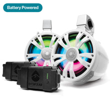 Load image into Gallery viewer, ExtremeTower Speakers TB8 - 2 Battery Powered Bluetooth Amplified Tower Speakers