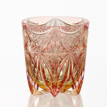 Load image into Gallery viewer, Kagami Whiskey Glass T755-3005-WUA, Edo Kiriko Kasaneirome “Kirara”