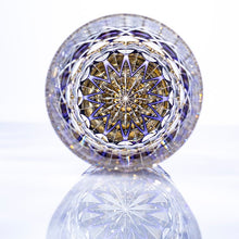 Load image into Gallery viewer, Kagami Whiskey Glass T755-3009-WUP, Edo Kiriko Kasaneirome "Shihou"
