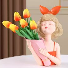 Load image into Gallery viewer, Butterfly Girl Flower Holder
