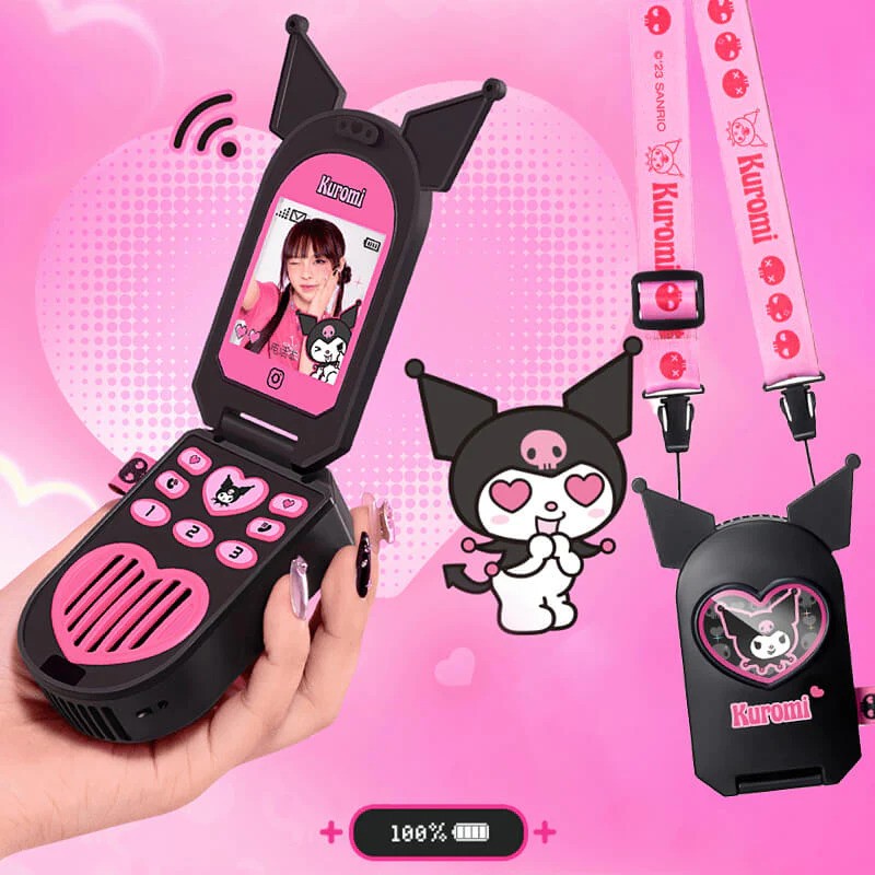 Kuromi Flip Phone Fan