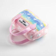 Load image into Gallery viewer, Pink Ombre Chewy Vuiton Handbag Squeaker Dog Toy