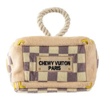 Load image into Gallery viewer, Checker Chewy Vuiton Trunk - Activity House Burrow Dog Toy