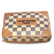 Load image into Gallery viewer, Checker Chewy Vuiton Dog Bed