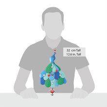 Load image into Gallery viewer, Priscilla Peacock Clock