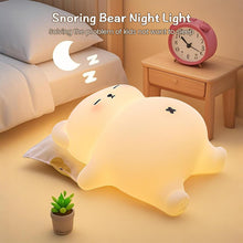 Load image into Gallery viewer, Sleepy Snoring Bear Night Light