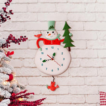 Load image into Gallery viewer, Snowy Joy Clock