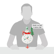 Load image into Gallery viewer, Snowy Joy Clock
