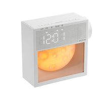 Load image into Gallery viewer, Moon Light White Noise Alarm Clock

