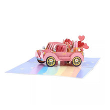 Load image into Gallery viewer, 3D Valentine Card (Vintage Car)
