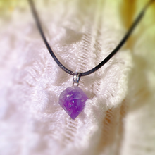 Load image into Gallery viewer, Natural Raw Amethyst Pendant Necklace
