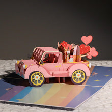 Load image into Gallery viewer, 3D Valentine Card (Vintage Car)
