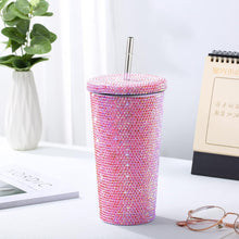 Load image into Gallery viewer, Rhinestone Thermal Cup (475ML)
