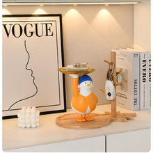 Load image into Gallery viewer, Duck with Pearl Earrings Storage Tray
