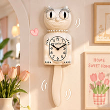 Load image into Gallery viewer, White Lady Kit Cat Klock

