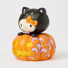 Load image into Gallery viewer, Hello Kitty Black Cat LED Pumpkin Figurine
