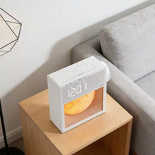 Load image into Gallery viewer, Moon Light White Noise Alarm Clock
