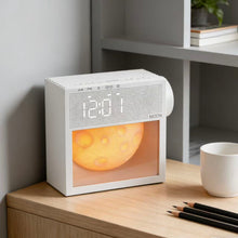 Load image into Gallery viewer, Moon Light White Noise Alarm Clock
