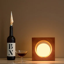 Load image into Gallery viewer, MOREOVER Luna Cherrywood Table Lamp
