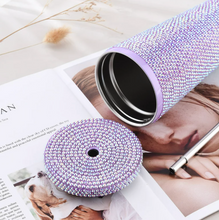 Load image into Gallery viewer, Rhinestone Thermal Cup (475ML)
