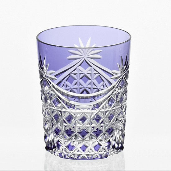 Kagami Crystal-Whiskey Glass, Edo Kiriko 