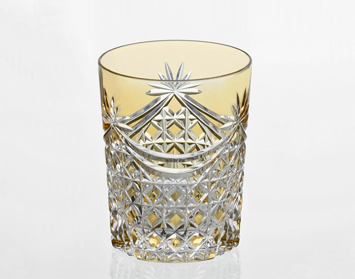 Kagami Whiskey Glass, Edo Kiriko 