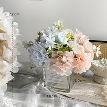 Load image into Gallery viewer, Artificial Flower with Clear Vase

