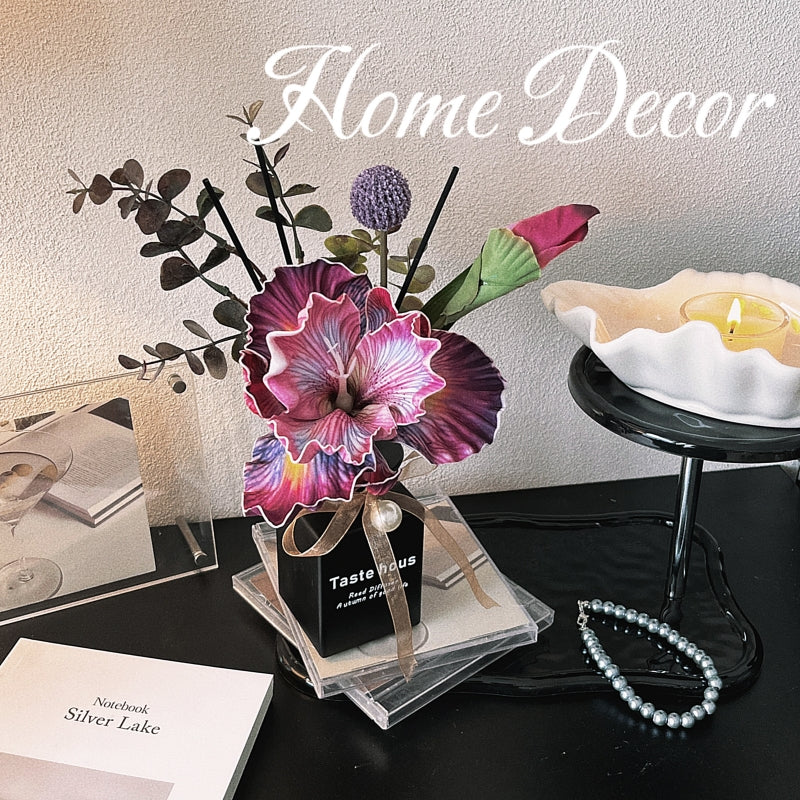 Artificial Flower Diffuser Decor