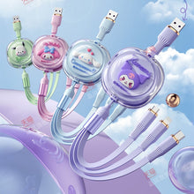 Load image into Gallery viewer, Sanrio Character 3-in-1 Charging Cable
