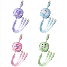 Load image into Gallery viewer, Sanrio Character 3-in-1 Charging Cable
