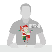Load image into Gallery viewer, Crazy Cat Santa Clock
