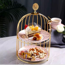Load image into Gallery viewer, Bird Cage Afternoon Tea Tray
