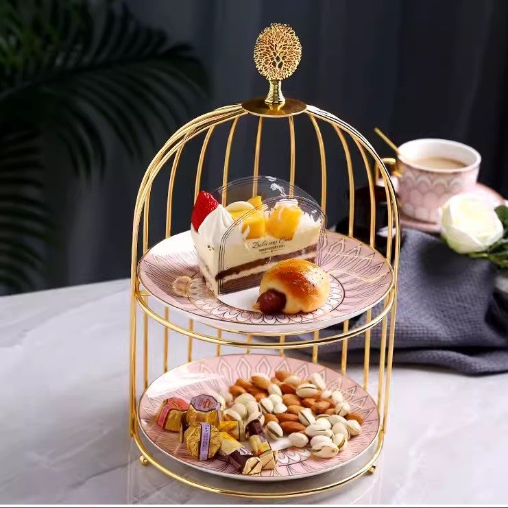 Bird Cage Afternoon Tea Tray