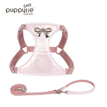 Load image into Gallery viewer, Puppytie Pet Harness and Leash Set (Bow Mark)
