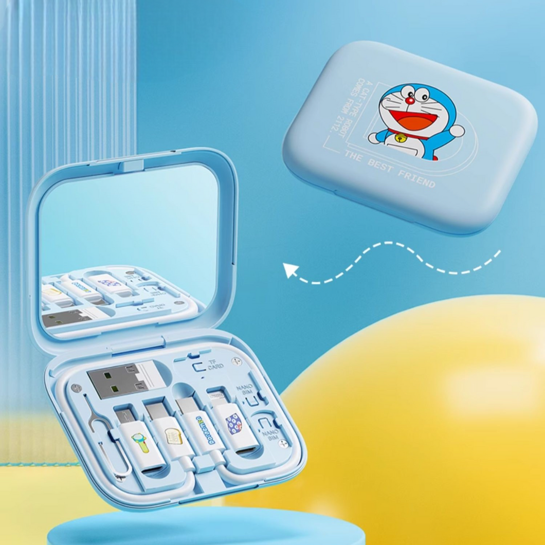 ROCK Doraemon Multifunctional Data Cable Storage Box
