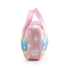 Load image into Gallery viewer, Pink Ombre Chewy Vuiton Handbag Squeaker Dog Toy
