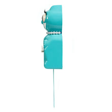 Load image into Gallery viewer, Vibrant Blue Turquoise Lady Kit-Cat Klock
