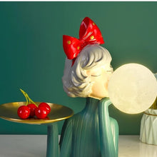 Load image into Gallery viewer, Bubblegum Girl Figurine Tray Lamp
