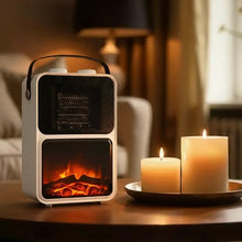 Load image into Gallery viewer, Warmth Portable Electric Fireplace Heater
